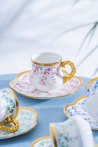 Malissa 6 Kişilik Kahve Fincan Takımı - 90 ml - 1