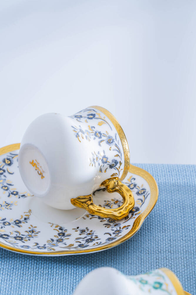 Malissa 6 Kişilik Kahve Fincan Takımı - 90 ml - 2