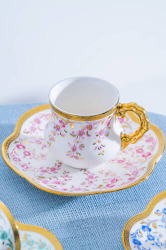 Malissa 6 Kişilik Kahve Fincan Takımı - 90 ml - 4