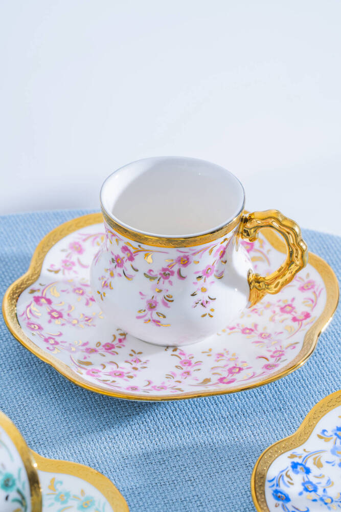 Malissa 6 Kişilik Kahve Fincan Takımı - 90 ml - 4