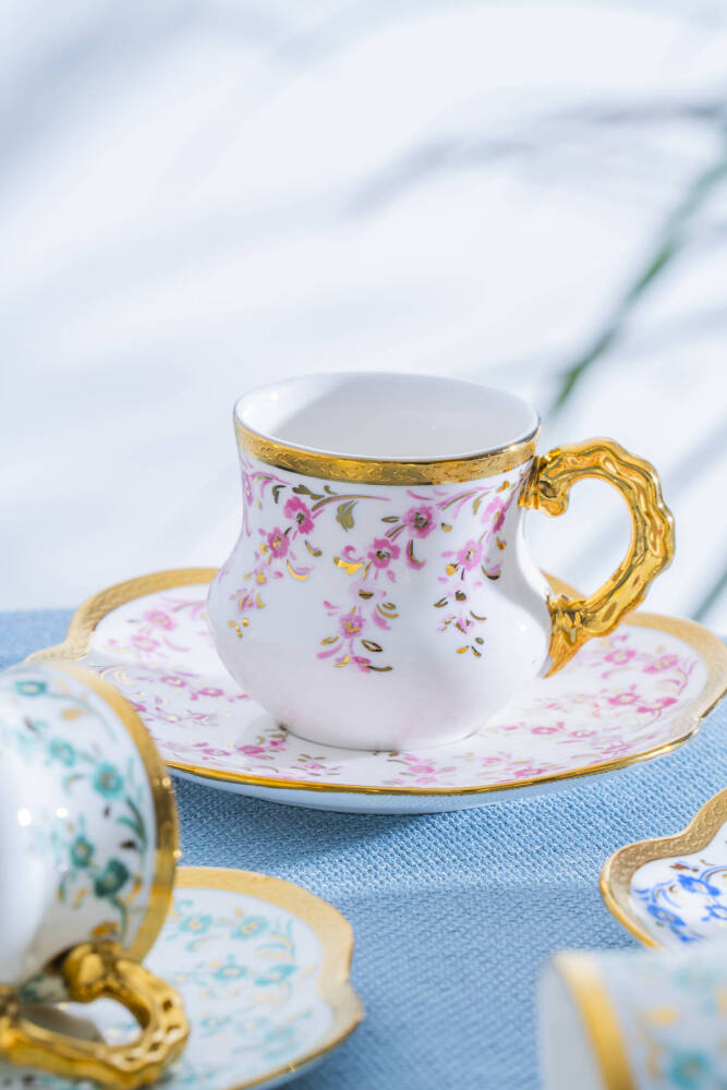 Malissa 6 Kişilik Kahve Fincan Takımı - 90 ml - 8