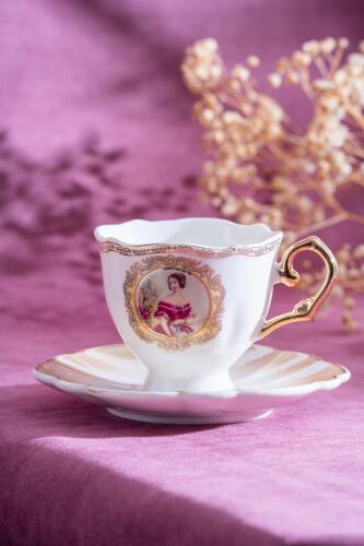 Mandorla 6 Kişilik Kahve Fincanı Takımı - 90 cc - Acar