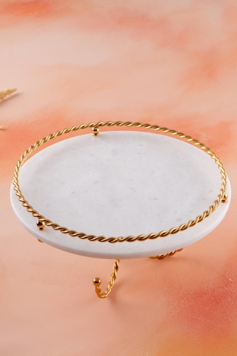 Marble Doğal Servis Stand - 29 cm - Acar