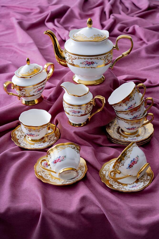 Marigold 6 Kişilik 17 Parça Çay Seti - 1