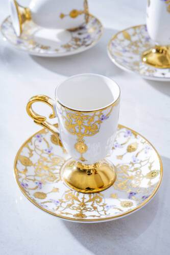 Marise 6 Kişilik Kahve Fincan Takımı - 90 ml - Acar