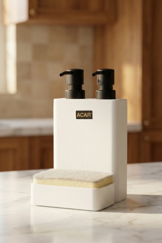 Marissa 2 li Sıvı Sabunluk Beyaz - 740 ml - 2
