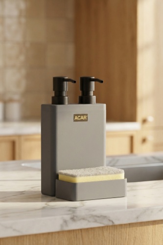 Marissa 2 li Sıvı Sabunluk Gri - 740 ml - 2