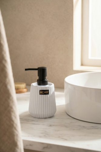 Marissa Sıvı Sabunluk Beyaz - 230 ml - Acar