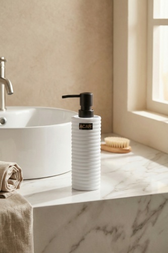 Marissa Sıvı Sabunluk Beyaz - 350 ml - Acar