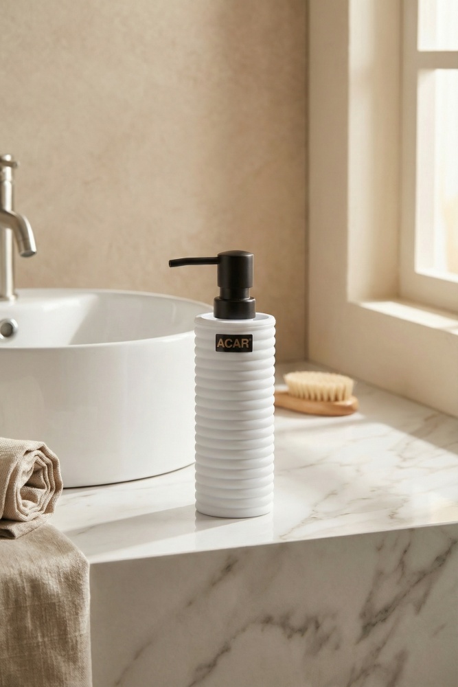 Marissa Sıvı Sabunluk Beyaz - 350 ml - 1