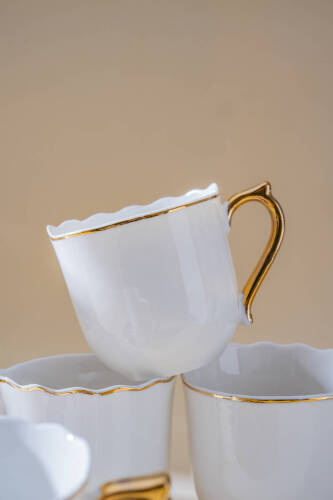 Marivelle 6 Kişilik Kahve Fincan Takımı - 90 ml - 4