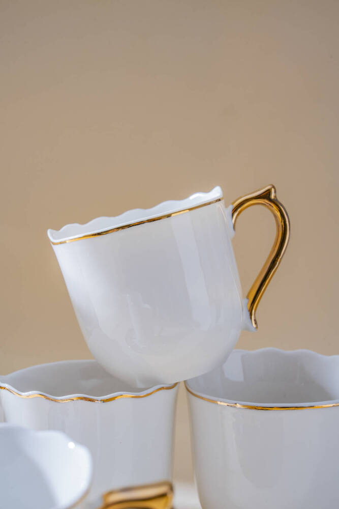 Marivelle 6 Kişilik Kahve Fincan Takımı - 90 ml - 4