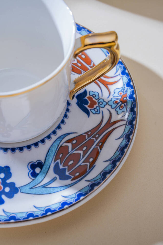 Marivelle 6 Kişilik Kahve Fincan Takımı - 90 ml - 5