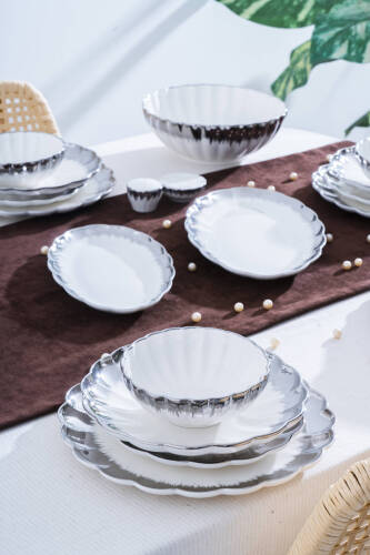 Marlene 6 Kişilik 29 Parça Silver Yemek Takımı - Acar