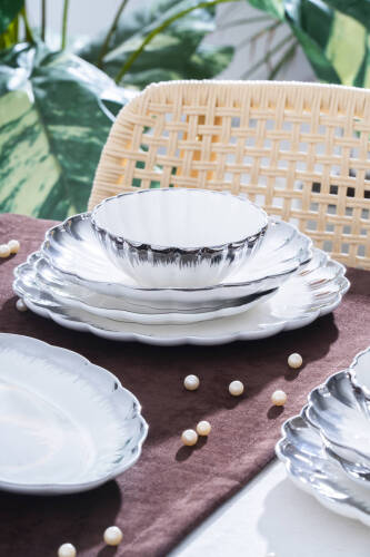 Marlene 6 Kişilik 29 Parça Silver Yemek Takımı - 6