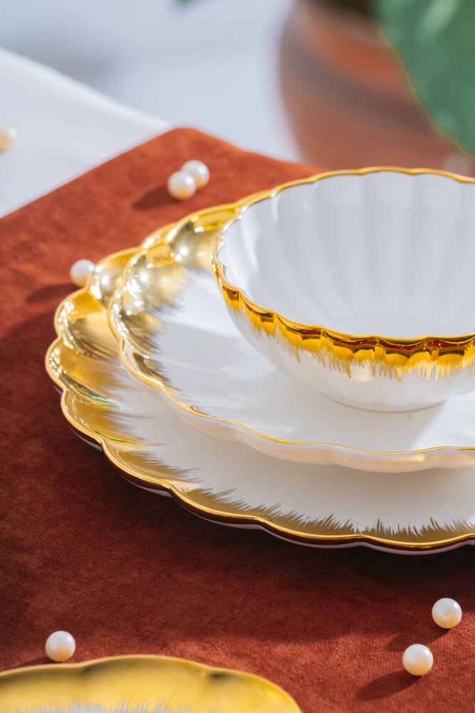 Marlene Gold 6 Kişilik 29 Parça Poreselen Yemek Takımı - 6