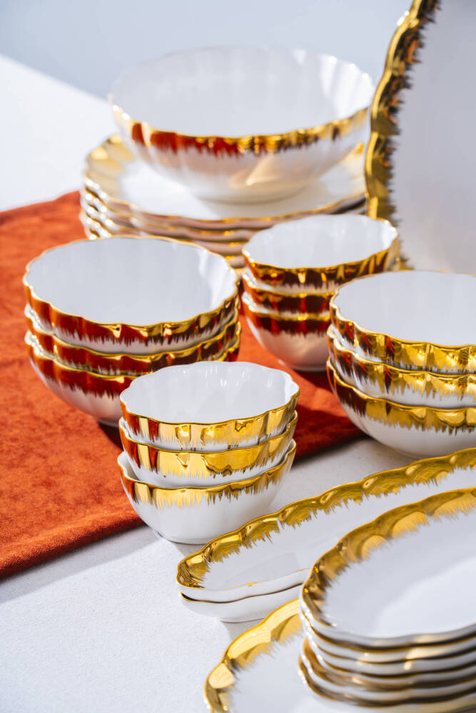 Marlene Gold 6 Kişilik 33 Parça Kahvaltı Takımı - 2