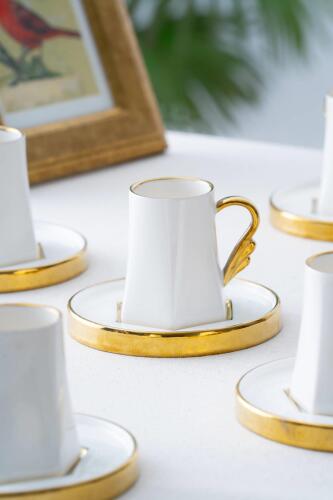 Mars 6 Kişilik Kahve Fincanı Takımı - 90 ml - Acar