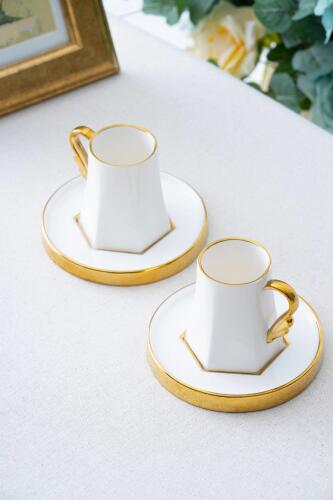 Mars Duo 2 Kişilik Kahve Fincanı Takımı - 90 ml - Acar