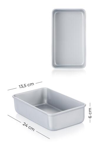 Mate Dikdörtgen Baton Kek Kalıbı - 24 cm - 4