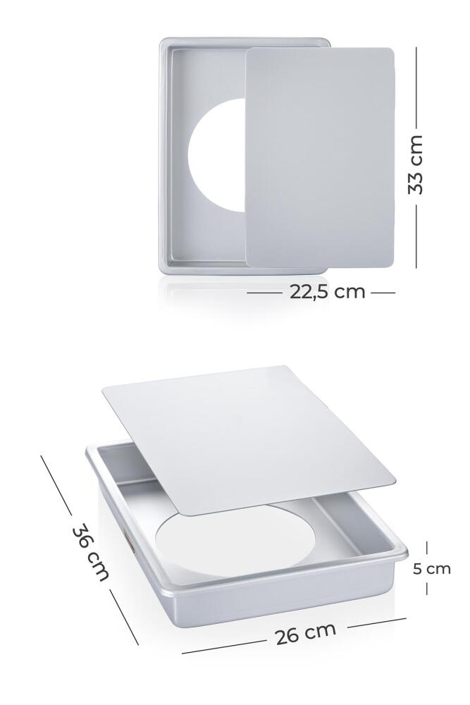 Mate Rectangular Cake Mold - 36 Cm - 6