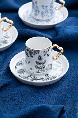 Mila Coffee Cup Set For 6 People - 90 Ml - 5