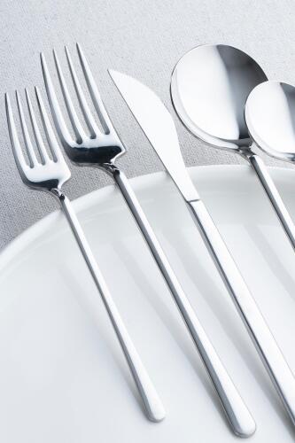 Milano 36 Parça Çatal Kaşık Bıçak Takımı - Silver - 2