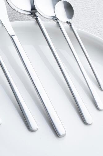 Milano 36 Piece Fork Spoon Knife Set - Silver - 3