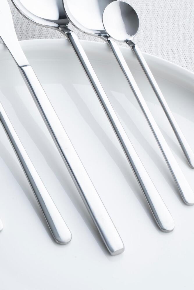 Milano 36 Piece Fork Spoon Knife Set - Silver - 3