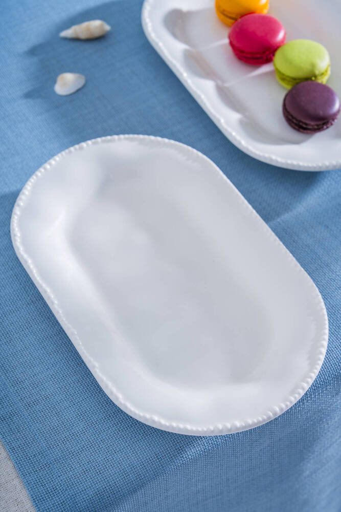 Milano Oval Kayık Tabak - 25 cm - 1