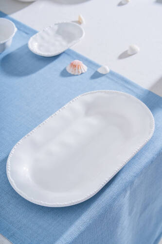 Milano Oval Kayık Tabak - 33 cm - Acar