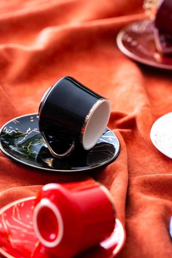 Millla 6 Porcelain Coffee Cup Set - 4