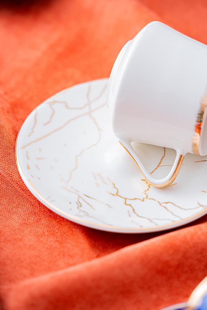 Millla 6 Porcelain Coffee Cup Set - 5