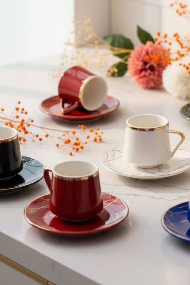 Millla 6 Porcelain Coffee Cup Set - 2