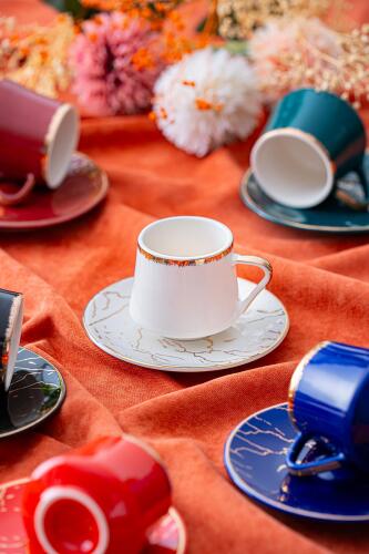 Millla 6 Porcelain Coffee Cup Set - 6