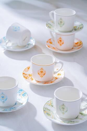 Milo 6 Kişilik Kahve Fincanı Takımı - 90 ml - Acar