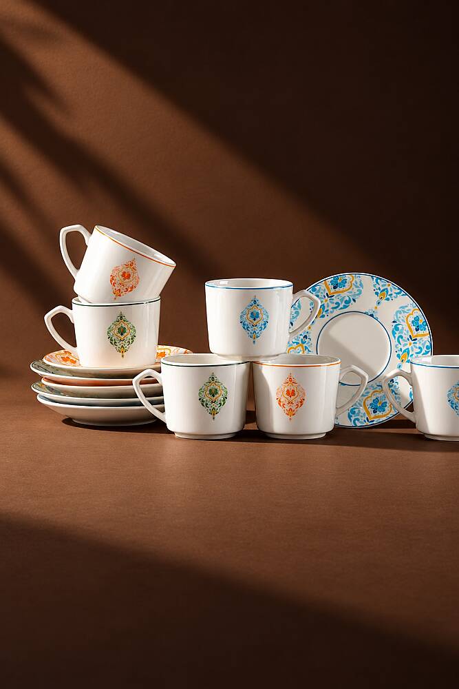 Milo 6 Kişilik Kahve Fincanı Takımı - 90 ml - 1