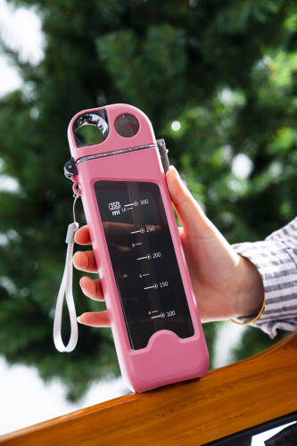 Miniqua Ölçekli Su Matarası – 350 ml - Acar