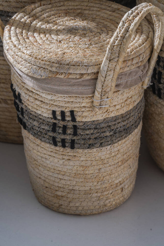 Mira Hasır 5 li Çok Amaçlı Sepet Seti - 4