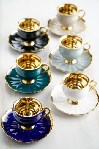 Morpheus 6lı Porselen Kahve Fincan Takım - Acar