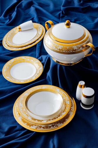 Morwenna 12 Kişilik 60 Parça Yemek Takımı - Queen Victoria