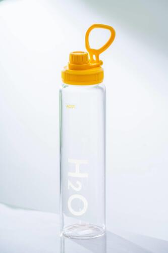 Motiva Sarı Cam Su Matarası - 1000 ml - 1