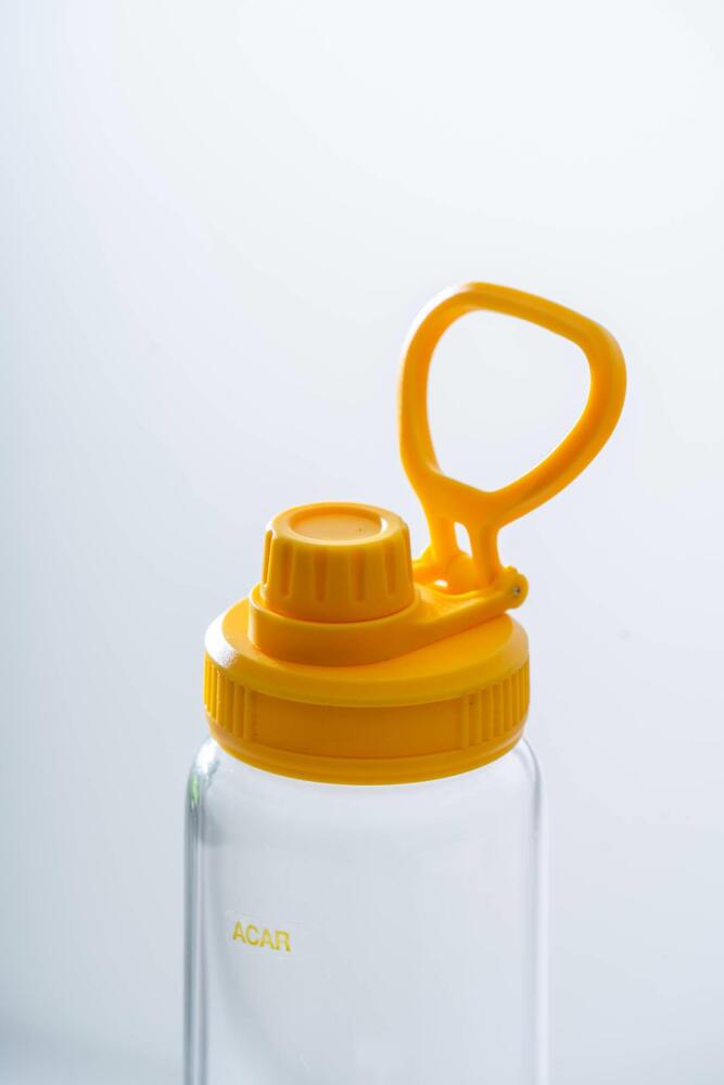 Motiva Sarı Cam Su Matarası - 1000 ml - 2