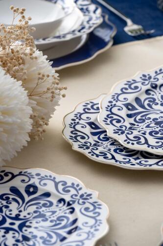 Nancy 24 Piece Porcelain Dinner Set For 6 People - 6