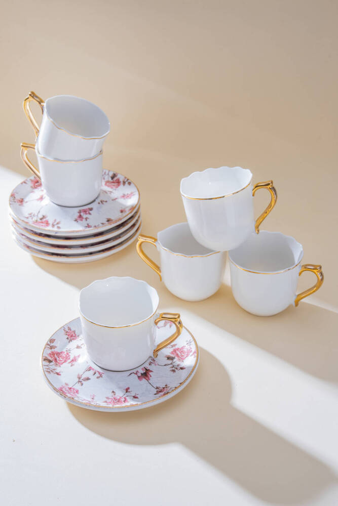 Natalie 6 Kişilik Kahve Fincan Takımı - 90 ml - 1