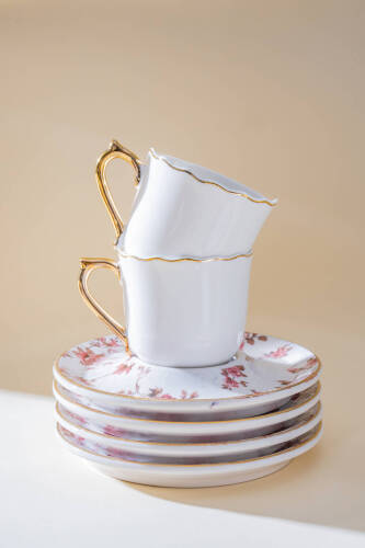 Natalie 6 Kişilik Kahve Fincan Takımı - 90 ml - 3