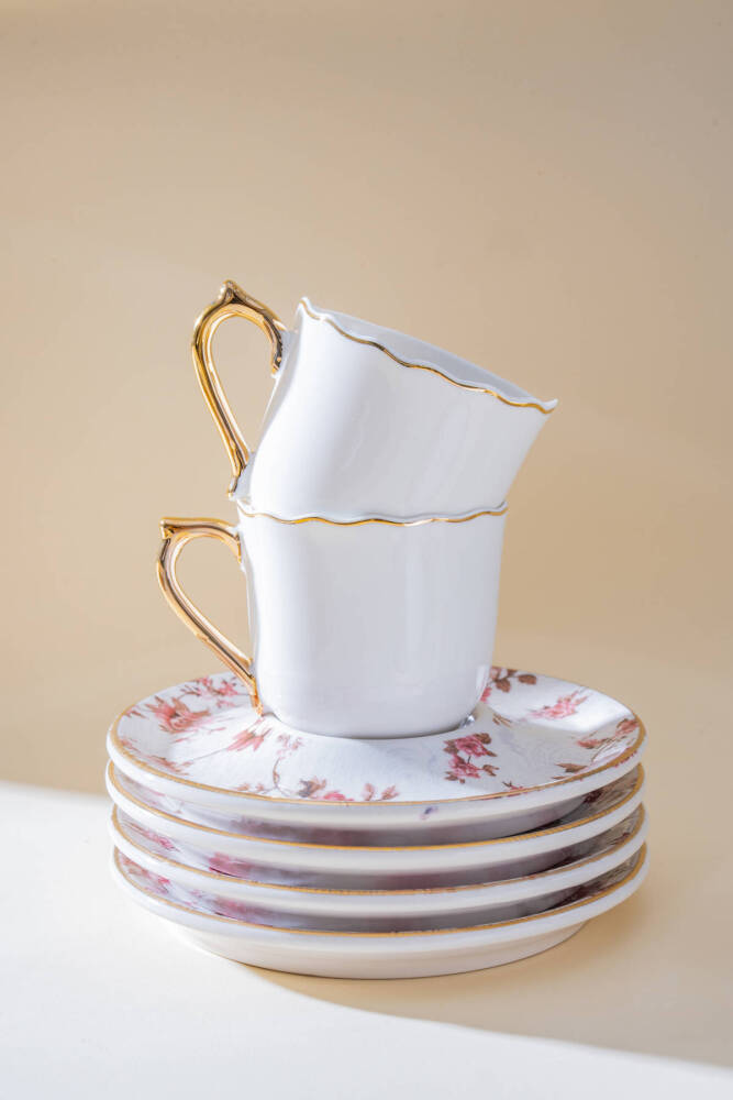 Natalie 6 Kişilik Kahve Fincan Takımı - 90 ml - 3