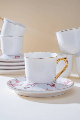 Natalie 6 Kişilik Kahve Fincan Takımı - 90 ml - 4