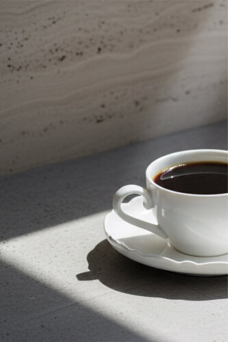 Nirvana 6 Person Porcelain Tea-Coffee Cup Set - 210 ml - 3