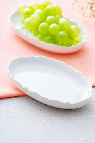 Nirvana Oval Kayık Tabak - 17 cm - 1